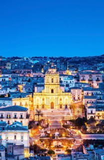 The Duomo and old town of Modica