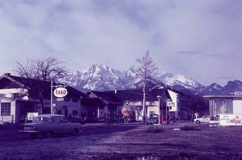 Three petrol stations in Kochel am See