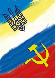 Illustration of two flags