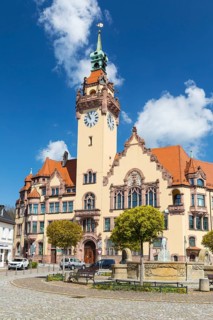 Town Hall and Wettin Fountain