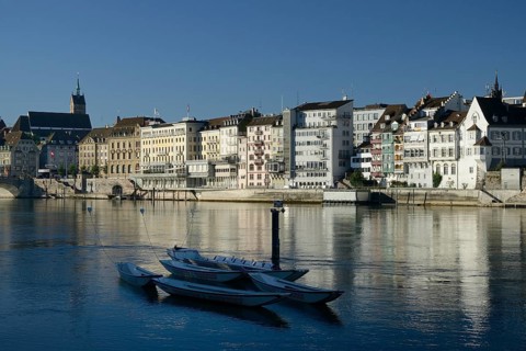 Rhine with Middle Bridge and St. Martin's Church