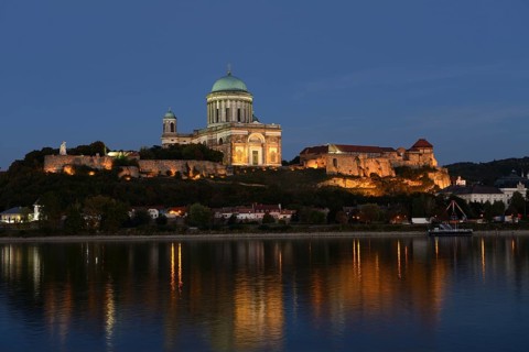 Basilica at dusk
