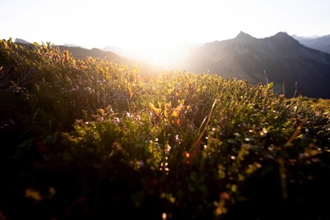 Sunrise on Portlakopf in autumn