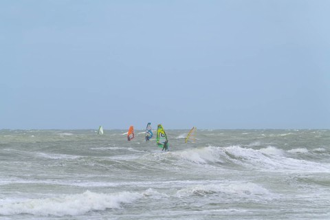Breaking Wave with surfer