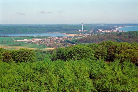 View of Binz from the central tower of the Granitz hunting lodge