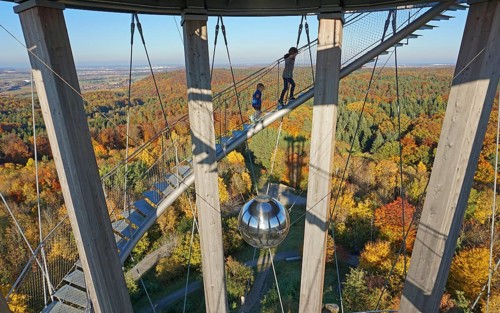 Ascent to the Schoenbuch Tower