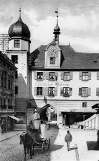 Mittertor with stagecoach