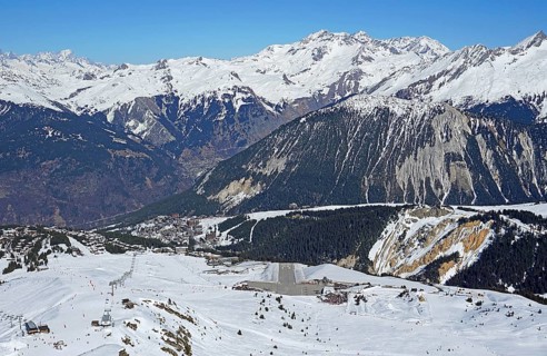 View of ski slope