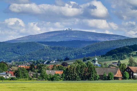 Harz Mountains with Brocken