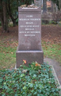 Grave Georg Wilhelm Friedrich Hegel