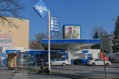 Aral petrol station