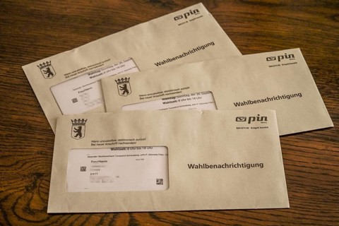 Letters Election Notification Bundestag Election and State Election Berlin 2021