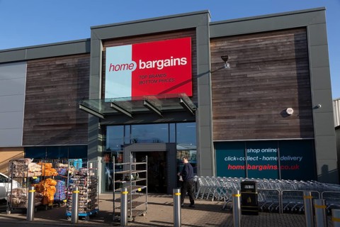Home Bargains shop Martlesham Heath retail park
