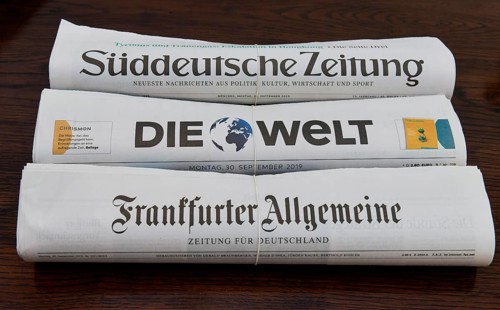National daily newspapers Die Welt