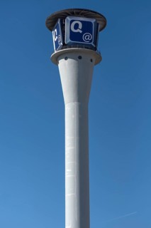 Former Quelle advertising tower