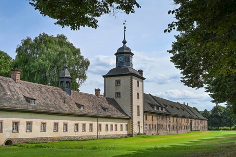 Forecastle with clock tower