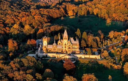 Drachenburg Castle from 1884