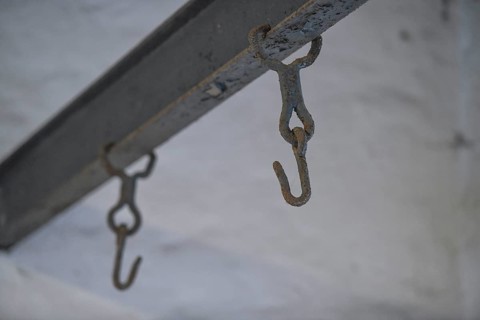 Gallows hook of the execution site