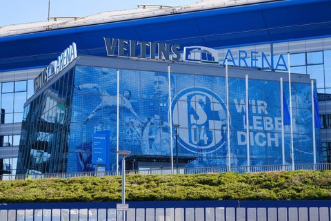 Veltins Arena with logo Schalke 04