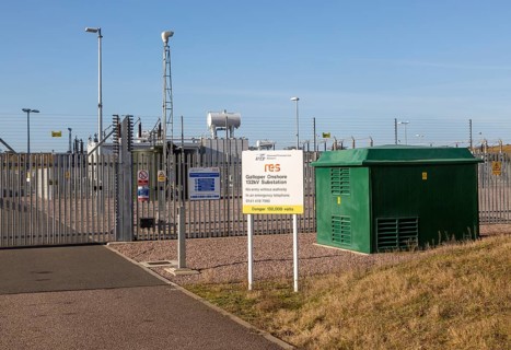 Galloper Onshore electricity substation for offshore wind farm