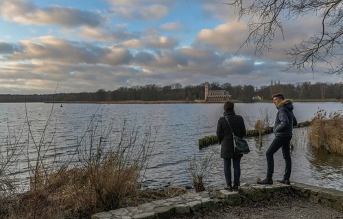 Havel at the Sacrower Heilandskirche