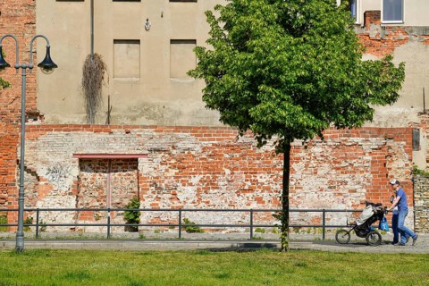 City wall remains