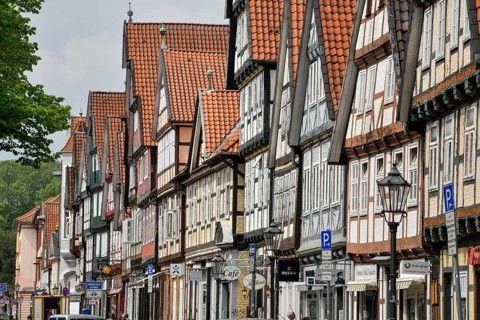 Half-timbered houses