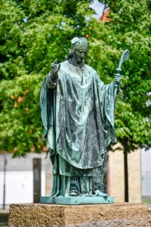 Bronze statue of Bishop Bernward of Hildesheim
