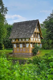 Old gauge house on the Weser