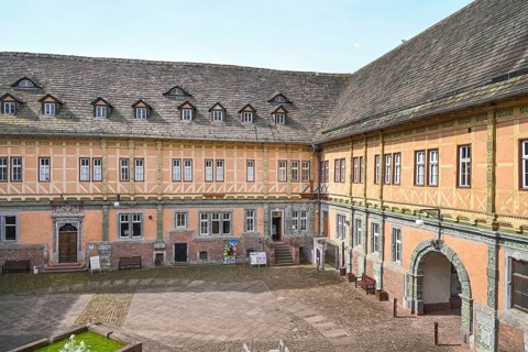 Castle courtyard