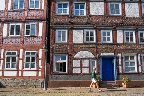 Half-timbered houses