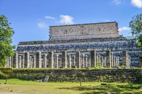 Warrior Temple Templo de los Guerreros with the Hall of 1000 Pillars