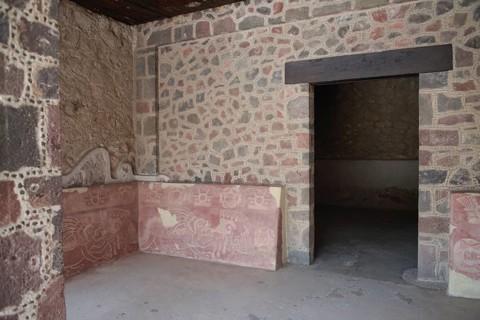 Underground museum area