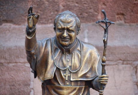 Statue of Pope John Paul II Mexico City