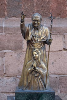 Statue of Pope John Paul II Mexico City