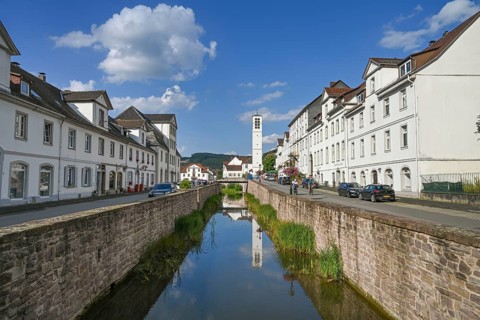 Baroque town canal