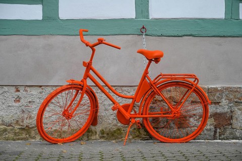 Red bike