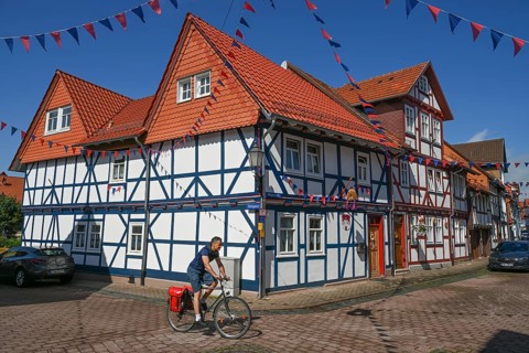 Half-timbered houses