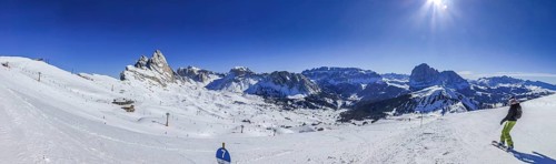 Ski area at the Geisler Group