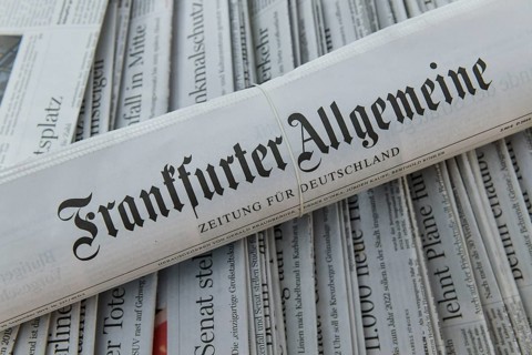 Daily newspaper Frankfurter Allgemeine