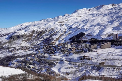 Mountain resort of Les Menuires