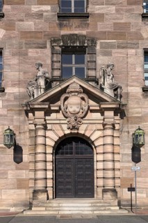 Entrance portal of the courthouse