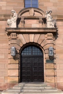 Entrance portal of the courthouse