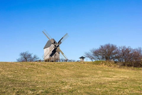 Bockwindmühle on the Liebschützberg