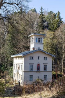 Historic building Schweizermühle in the district of Schweizermühle