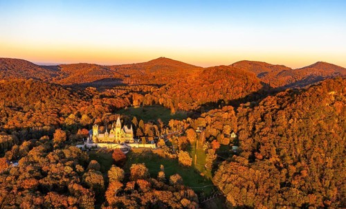 Drachenburg Castle from 1884
