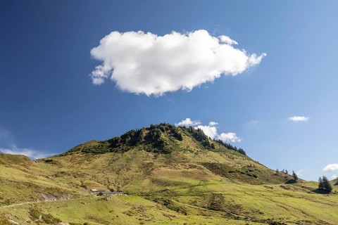 View of the Portlakopf from Alpe Porla