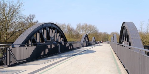 Stadt-Viadukt und Ruhrbruecke