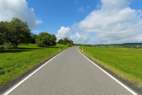 Road in landscape