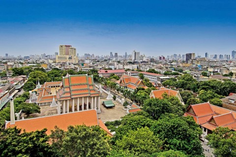 View from Wat Saket